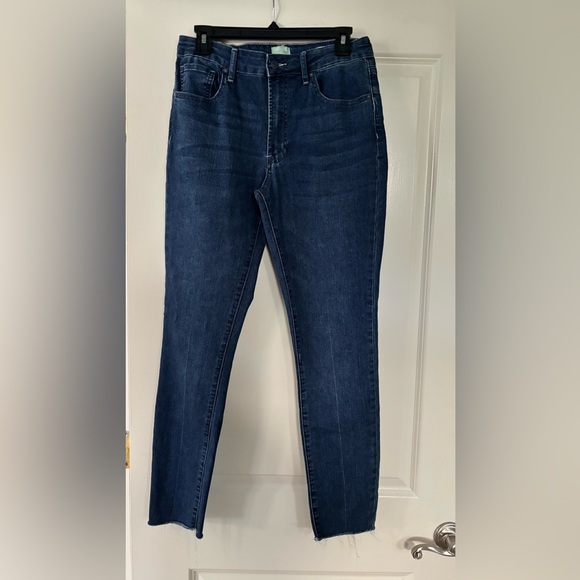 Articles Of Society Denim - Articles of Society The Secret Skinny Jeans Women 8/29 Dark Wash Raw Hem